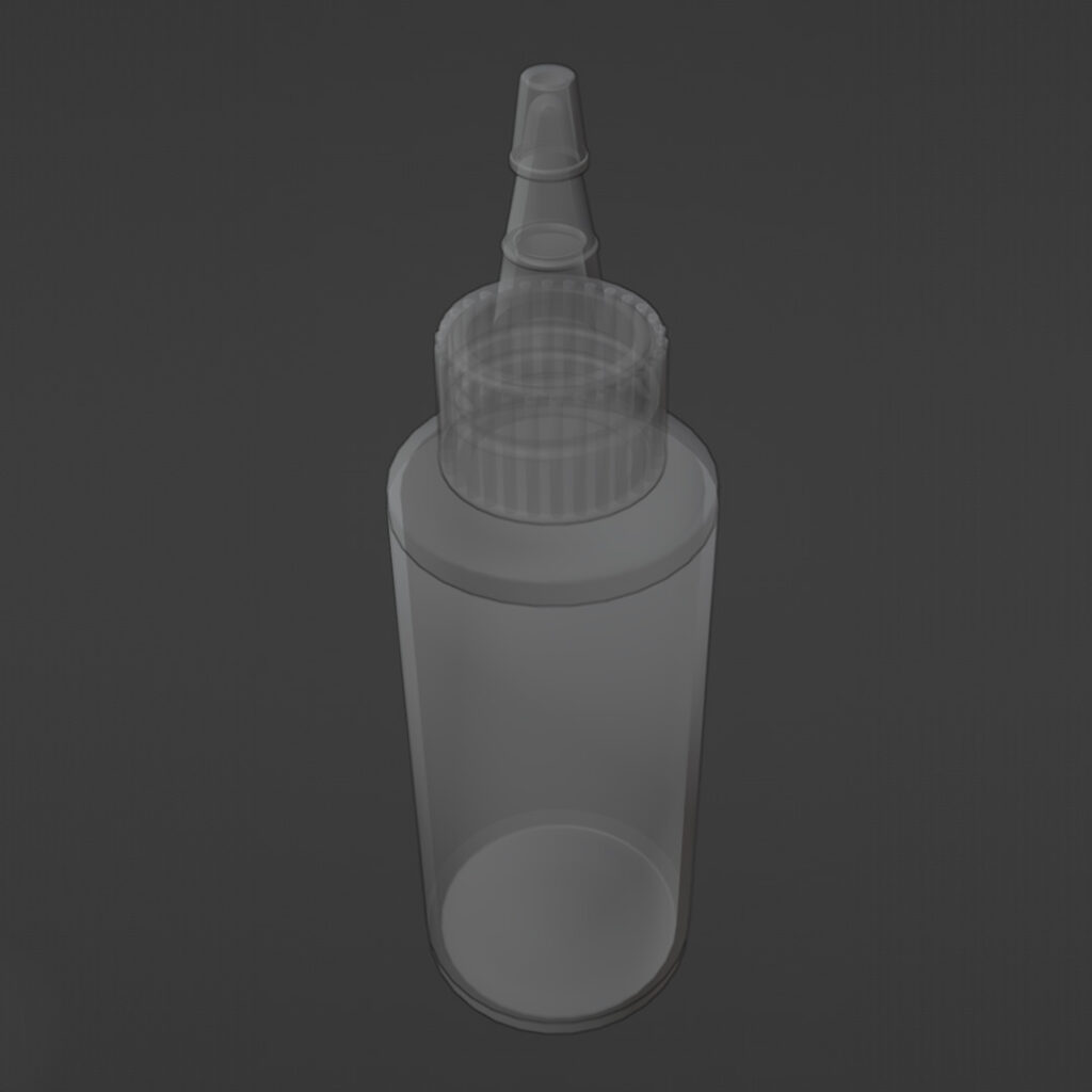 Plastic Applicator Squeeze Bottle with Nozzle Lid and Cap 2oz - Image 6