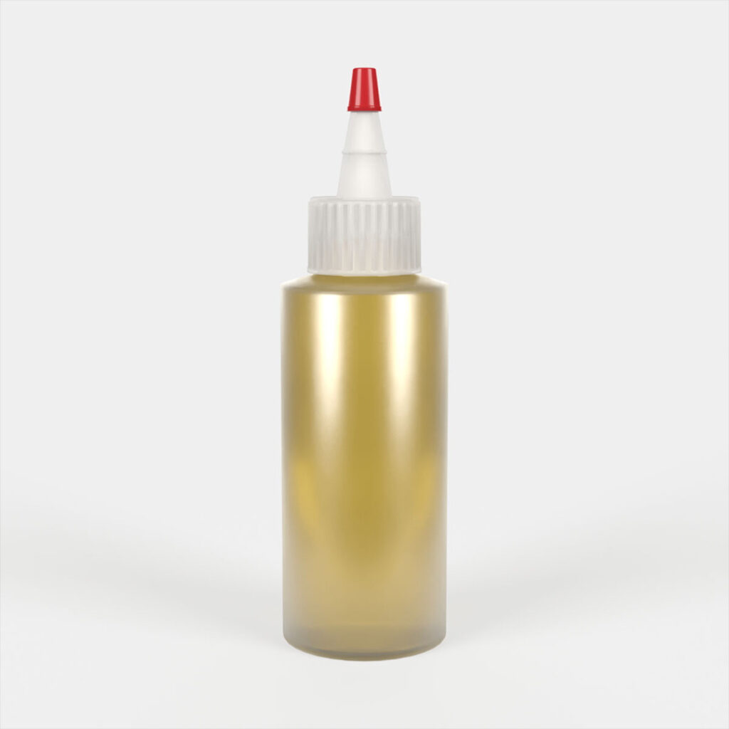 Plastic Applicator Squeeze Bottle with Nozzle Lid and Cap 2oz
