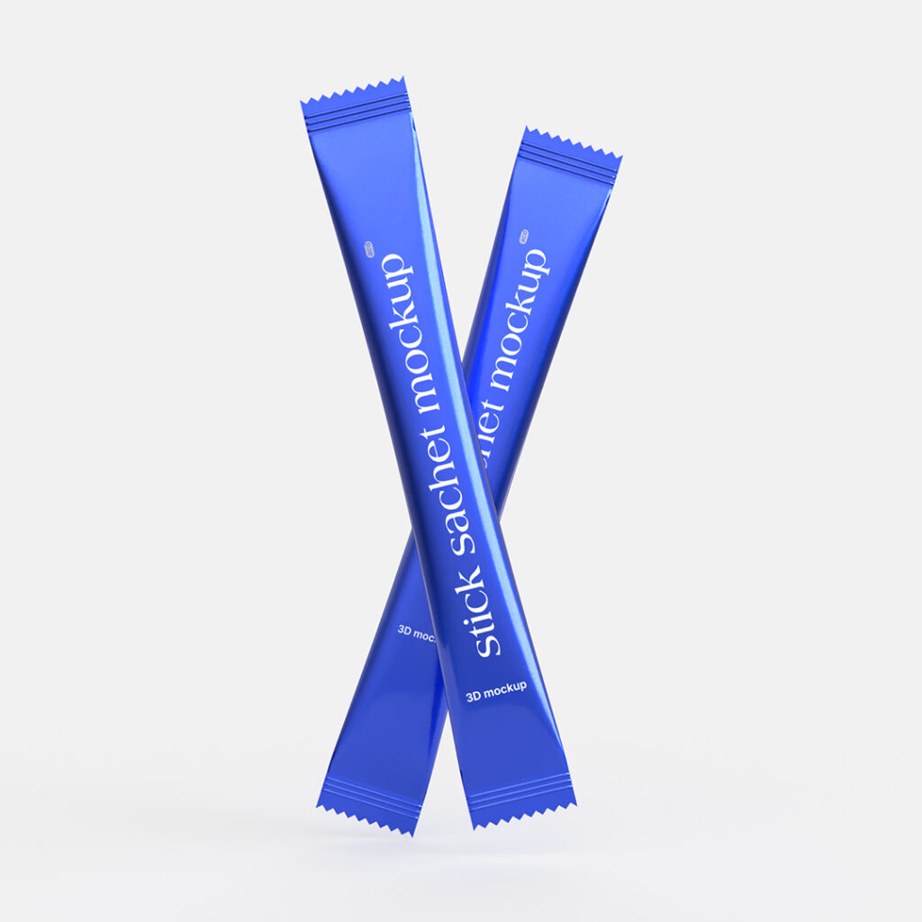 Sugar Stick Sachet Food Packet Mockup - Image 5