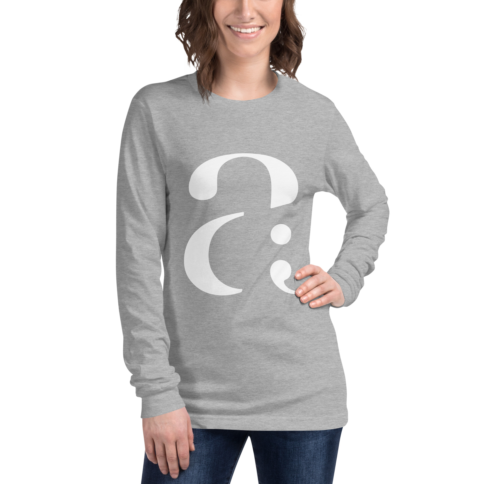 Unisex Long Sleeve Big Logo Tee - Image 13