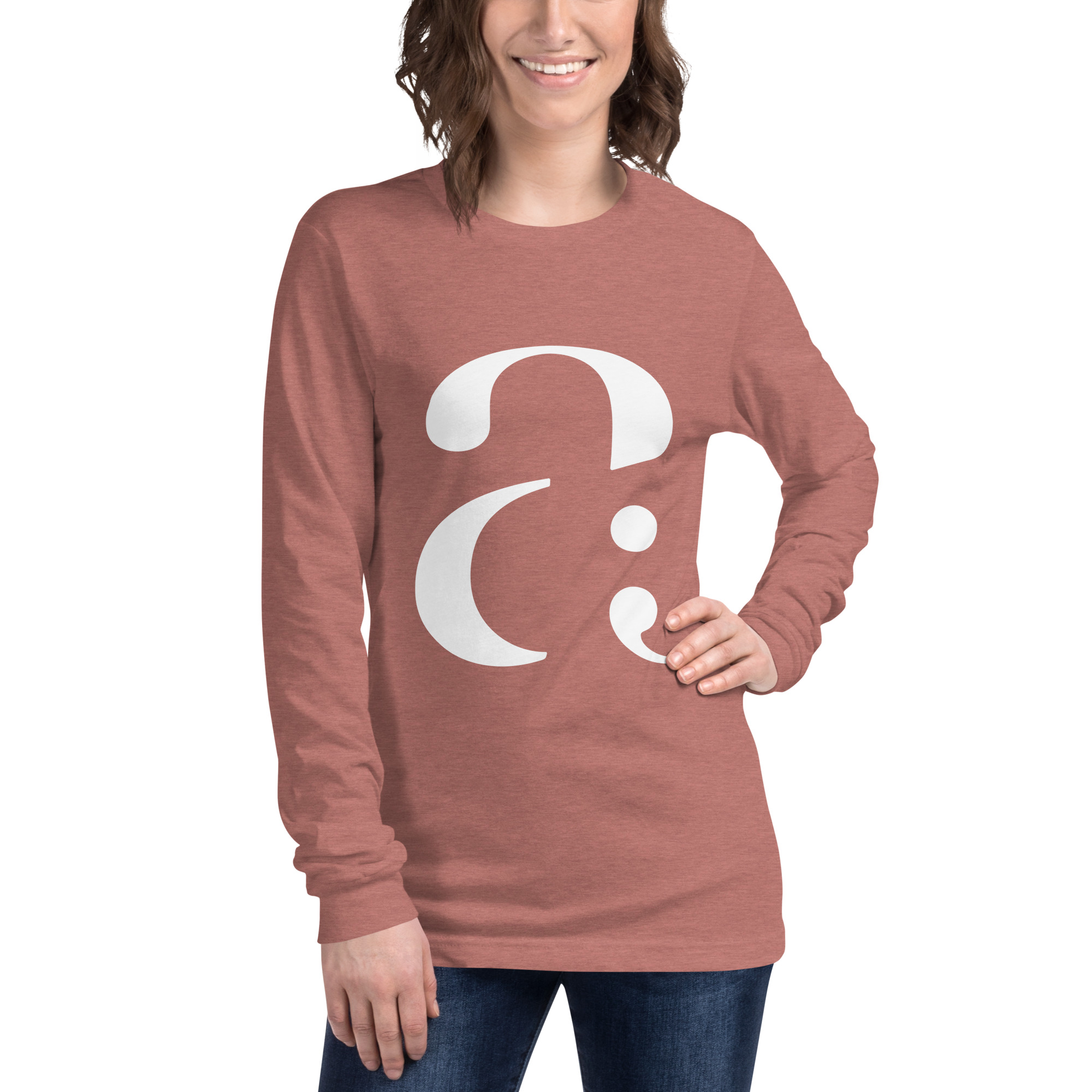 Unisex Long Sleeve Big Logo Tee - Image 11