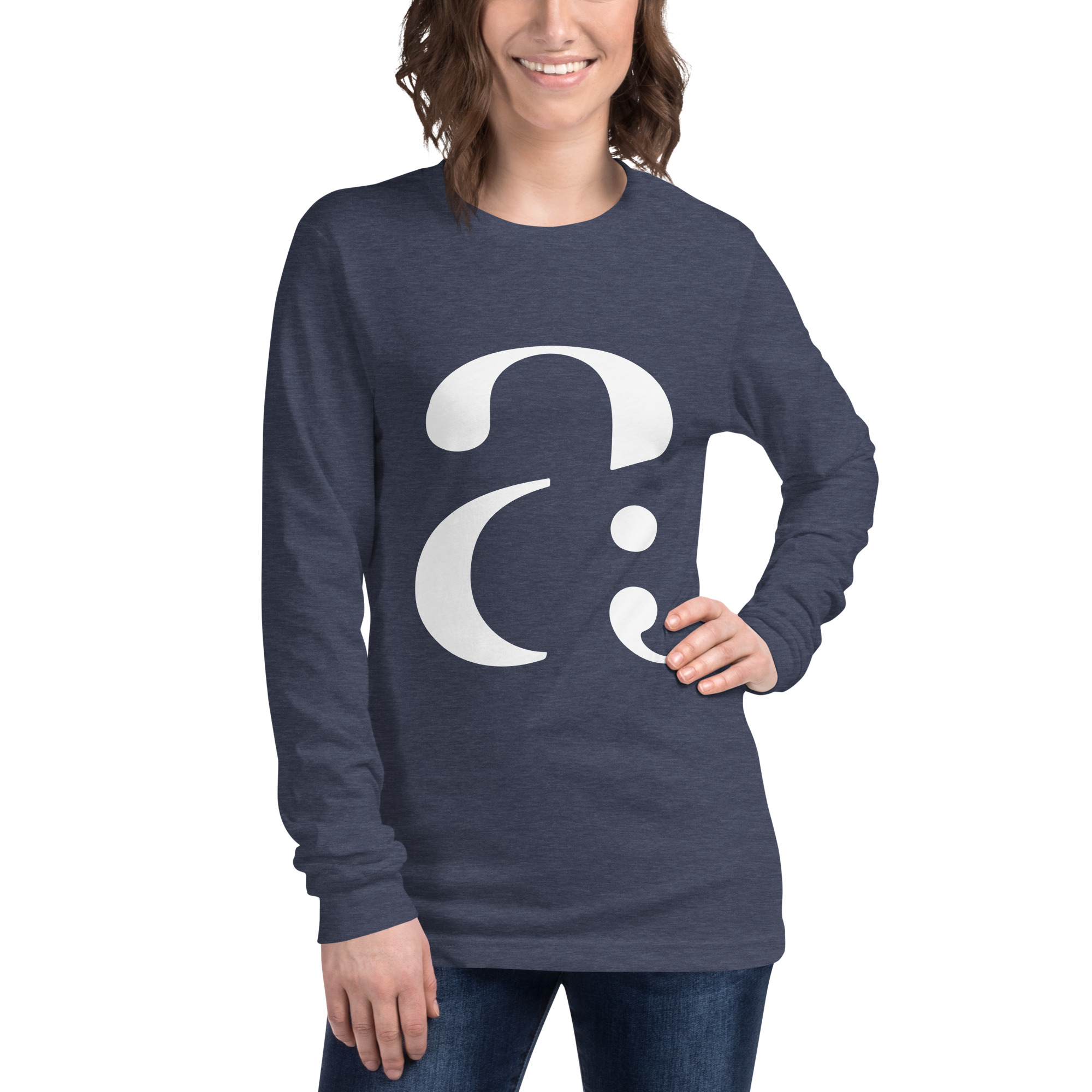 Unisex Long Sleeve Big Logo Tee