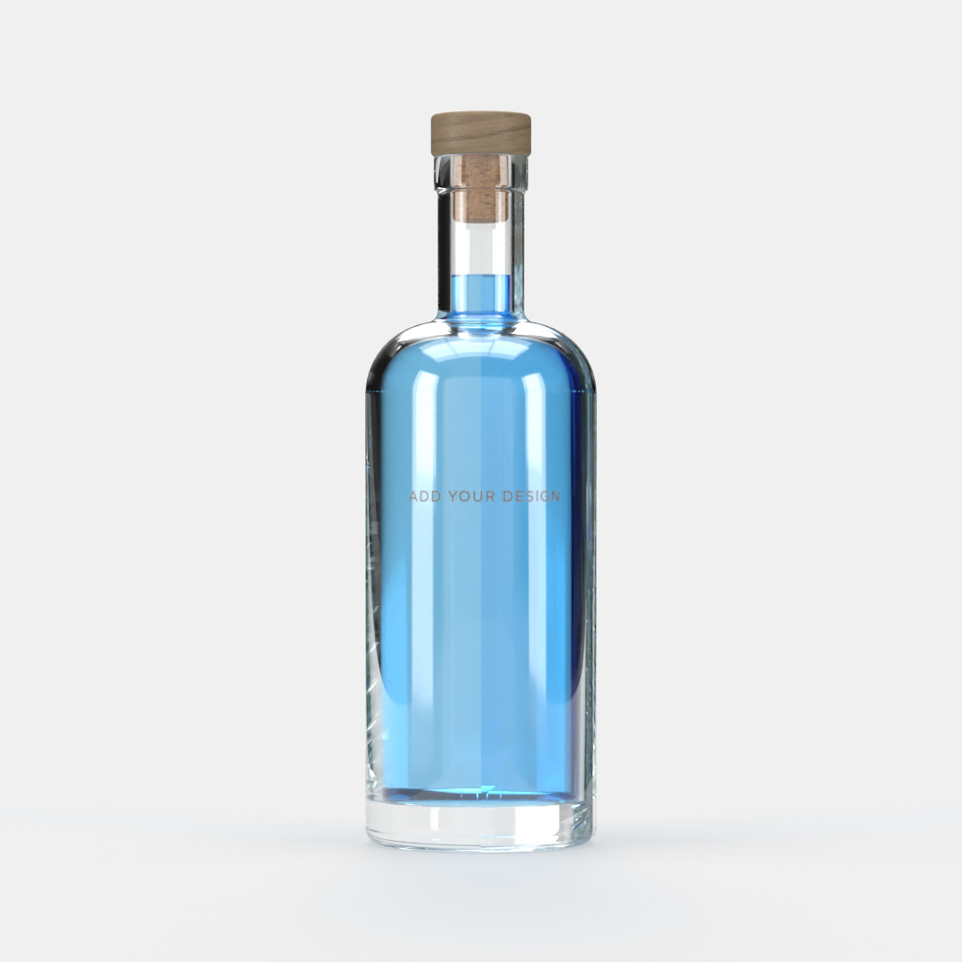 Download 750ml Duke Hybrid Nordic Vodka Bottle Mock Up Creative Design Market